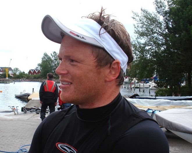Jonas Hogh-Christensen - 2009 Finn Gold Cup medal race © Robert Deaves/Finn Class http://www.finnclass.org